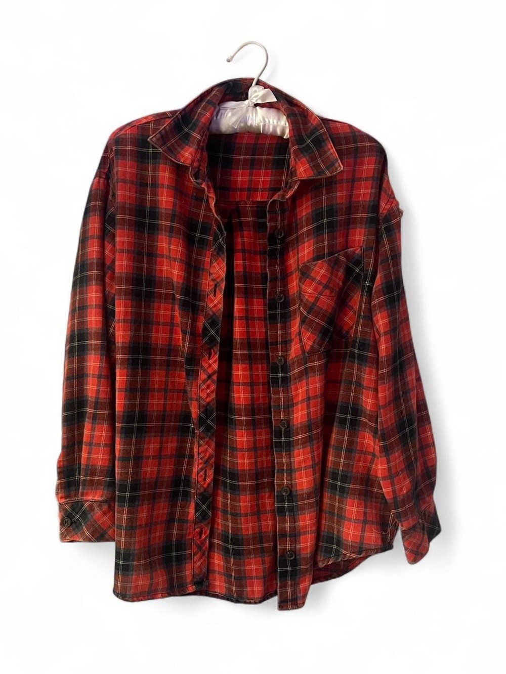 Wild Fable Red Plaid Flannel Shirt - Classic Button-Up